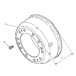 Tambour de frein pour...