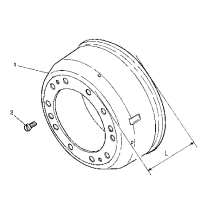 Tambour de frein pour Renault - 7421451972