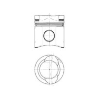 Piston moteur pour MAN 51025117271