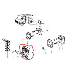 Platine de support de porte...