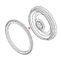 Volant moteur avec roue dentée pour Renault Maxity 7485149285