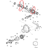 Différentiel de pont pour Renault - 7485135295