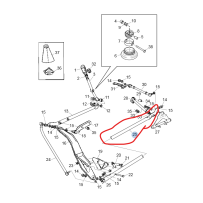 Barre de sélection de levier de vitesse pour Scania - 1397610