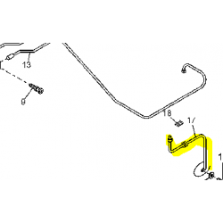 Flexible de frein arrière...