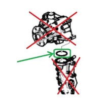 Joint torique, inférieur pompe à eau Renault 7400994041