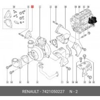 Bague anti-fuite pour Renault 7421050227