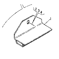 Butée de lames de ressort arrière pour Renault Trucks 5010130877  - 5010384978