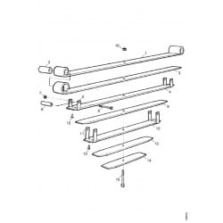 Lame de ressort 7+15 pour...