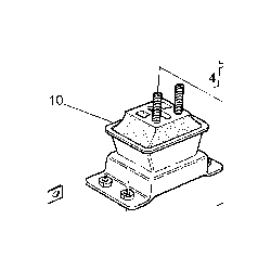 SUPPORT MOTEUR arrière POUR...