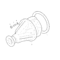 Nez de pont complet H233BM - 9X37 E/S pour Renault/ NIssan 5001871117