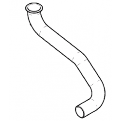 Tube avant d'échappement, partie 1, Daf 1401696