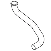 Tube avant d'échappement, partie 1, Daf 1401696