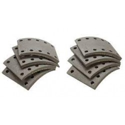 Jeu segments de frein 180MM cote 0 + rivets pour Man F2000
