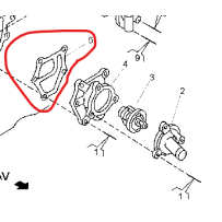Joint de thermostat pour Renault Maxity - 5001874038