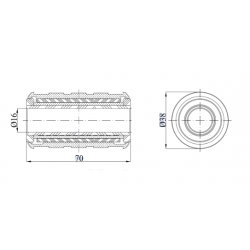 Douille de lame de ressort - 5000392206