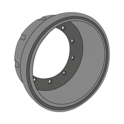 Tambour 311 X 203 essieu...