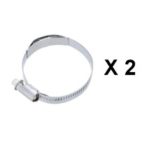 Lot de 2 colliers de serrage, pour Daf - Iveco - Man - Mercedes - Renault - Scania