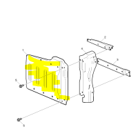 Tôle anti-thermique pour Renault Trucks 7422223808