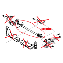 Barre d'accouplement pour Renault D 3.5Tonnes 7485139746