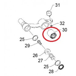 Lot de 2 douilles de Bras de suspension de Cabine pour Scania 2157762