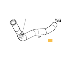 Tube avant pour Iveco 5801833739