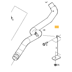 Tube avant pour Iveco...