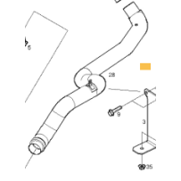 Tube avant pour Iveco 5801840967