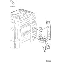 prolongation de Déflecteur Origine pour Volvo 8190000