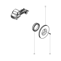 Vis de disque pour Renault 5000678273