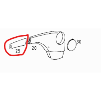 Poignée de levier de frein pour Mercedes -  A 9014270220