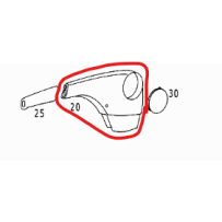 Recouvrement de levier de stationnement pour Mercedes - A 9014270134