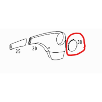 Couvercle de levier de frein de stationnement pour Mercedes - A 9014270606