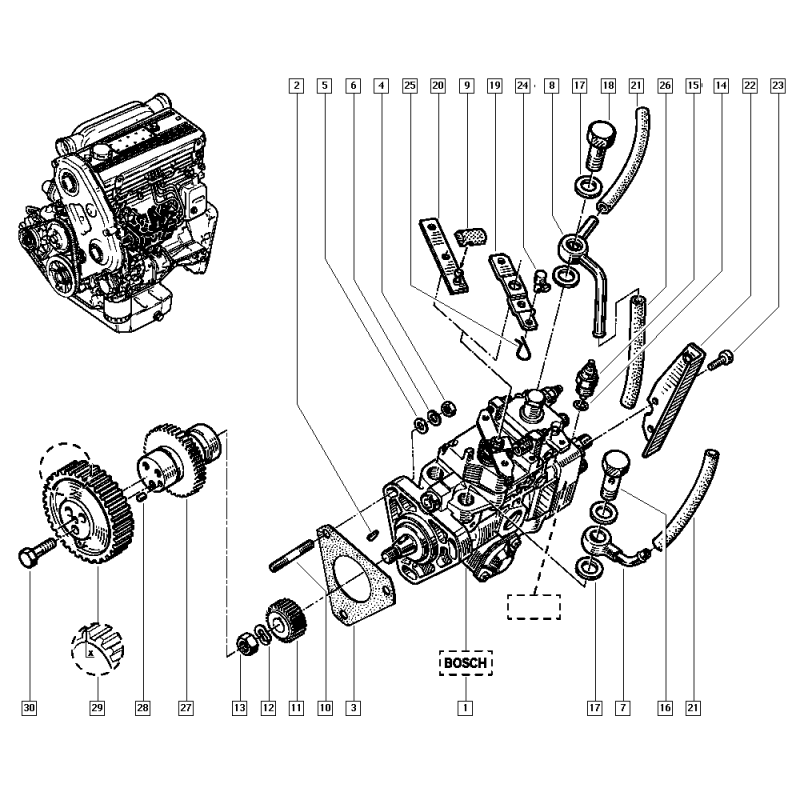 Pompe injection pour Renault Trucks 5000395022