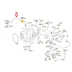 Durite d'intarder pour Mercedes Benz 9615002808