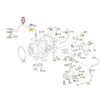 Durite d'intarder pour Mercedes Benz 9615002808