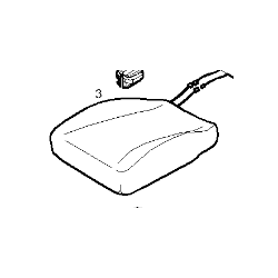 Assise de siège coté conducteur pour Iveco - 42561802