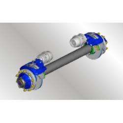 Corps d’essieu avec moyeux...