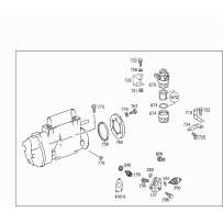 Pompe d'injection échange standard pour Mercedes Benz 0402698033 - 0250745602