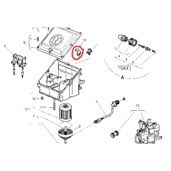 Capteur de pression AD blues pour Renault - 7421390067
