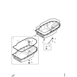 Joint de carter d'huile pour Scania 1942852