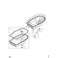 Joint de carter d'huile pour Scania 1942852