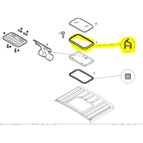 Joint de toit extérieur pour Iveco 504067043