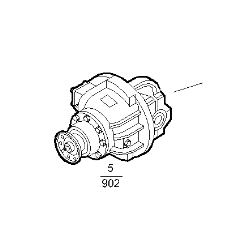 Nez de pont (échange standard) pour Iveco - 42556938