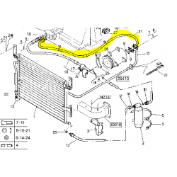 Flexible de clim pour  Renault Trucks 5010530669