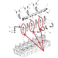 Injecteur sans pompage, reman. sans retour pièce usagée, pour Renault Trucks  7485020054