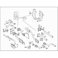 support d'aile gauche pour  Mercedes Benz  9305208133