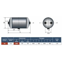 Cuve d'air pour Iveco Eurocargo - 504197586