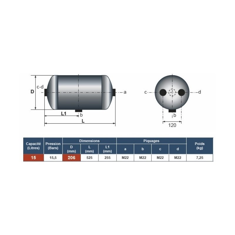 Cuve d'air pour Iveco Eurocargo - 504197586