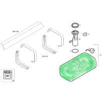 Reservoir à gasoil 117 Litres pour Iveco 5801512664