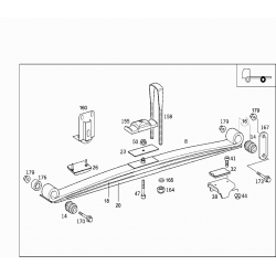 Lames de ressort arrière...